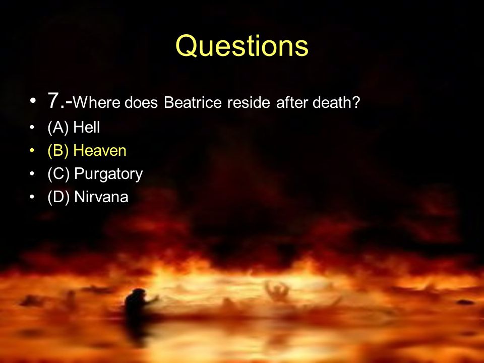 DANTE S INFERNO English Teaching Activity designed to support the Language Literature class